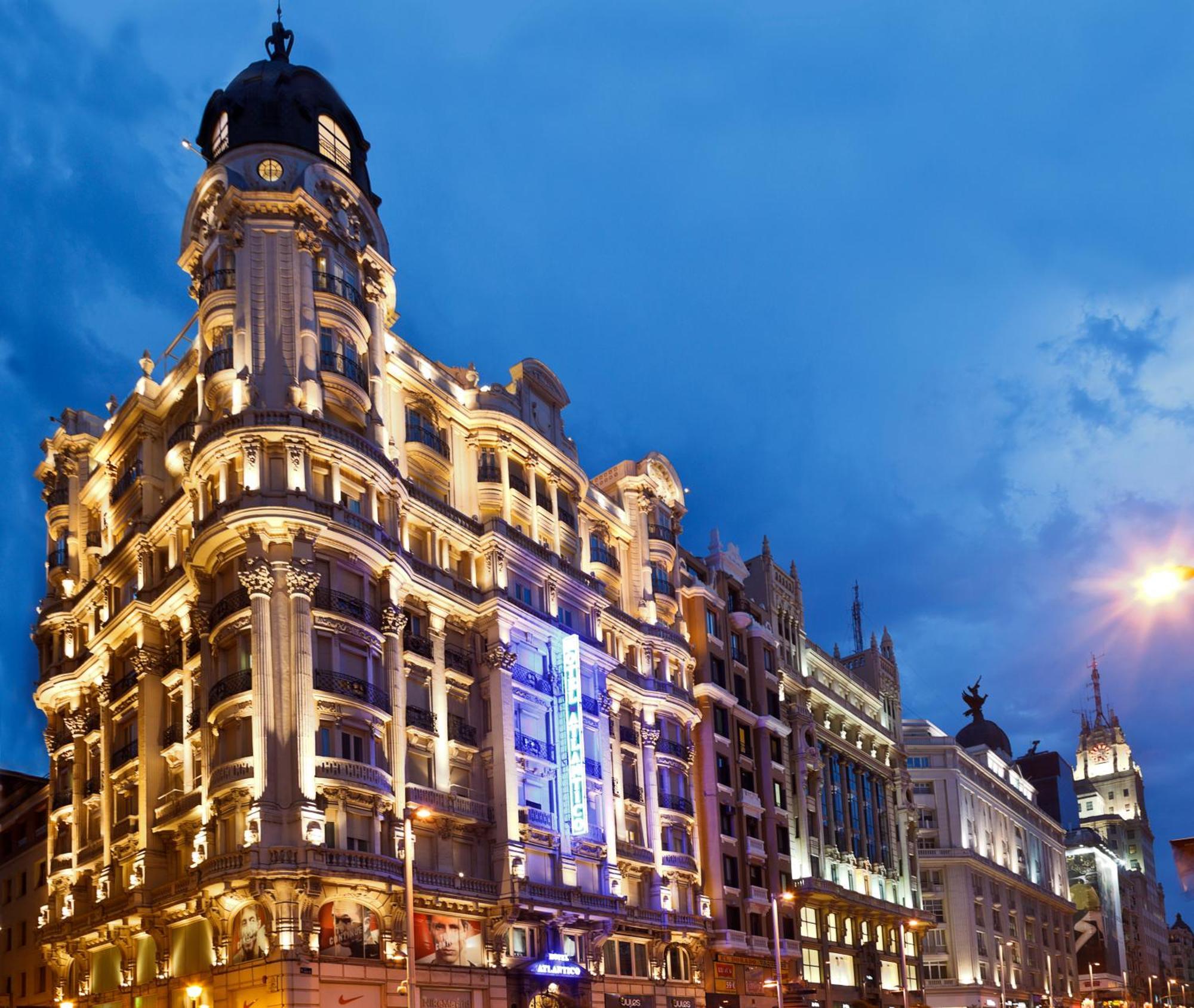 Hotel Atlantico Мадрид Екстериор снимка